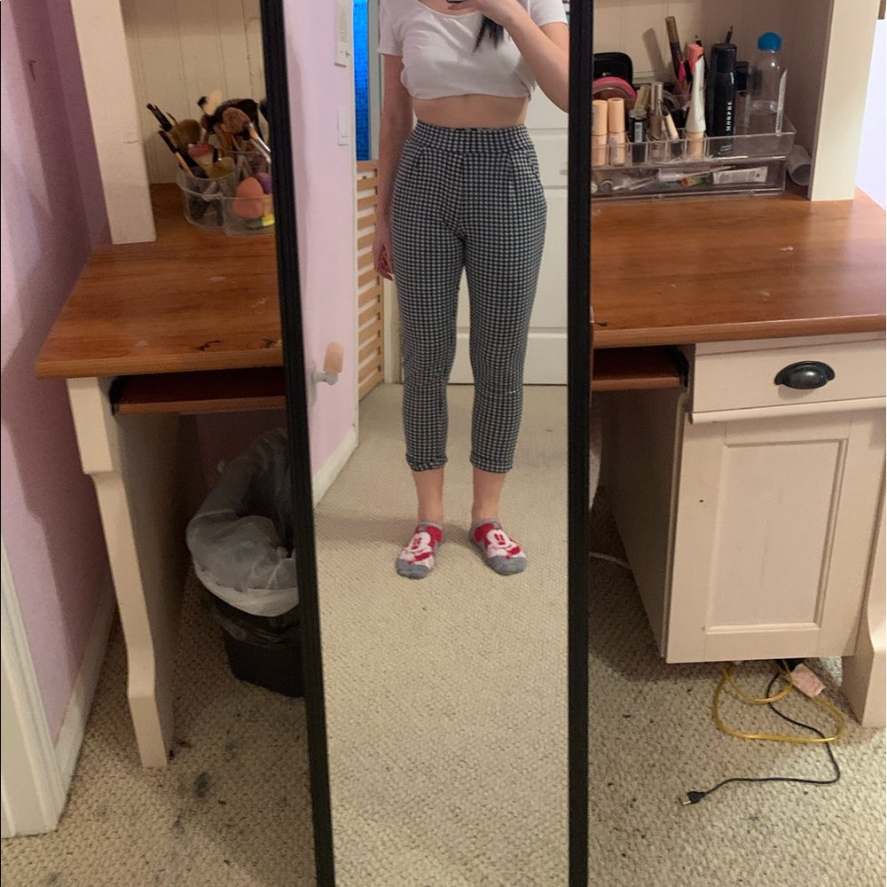 Black and White Checkered pants